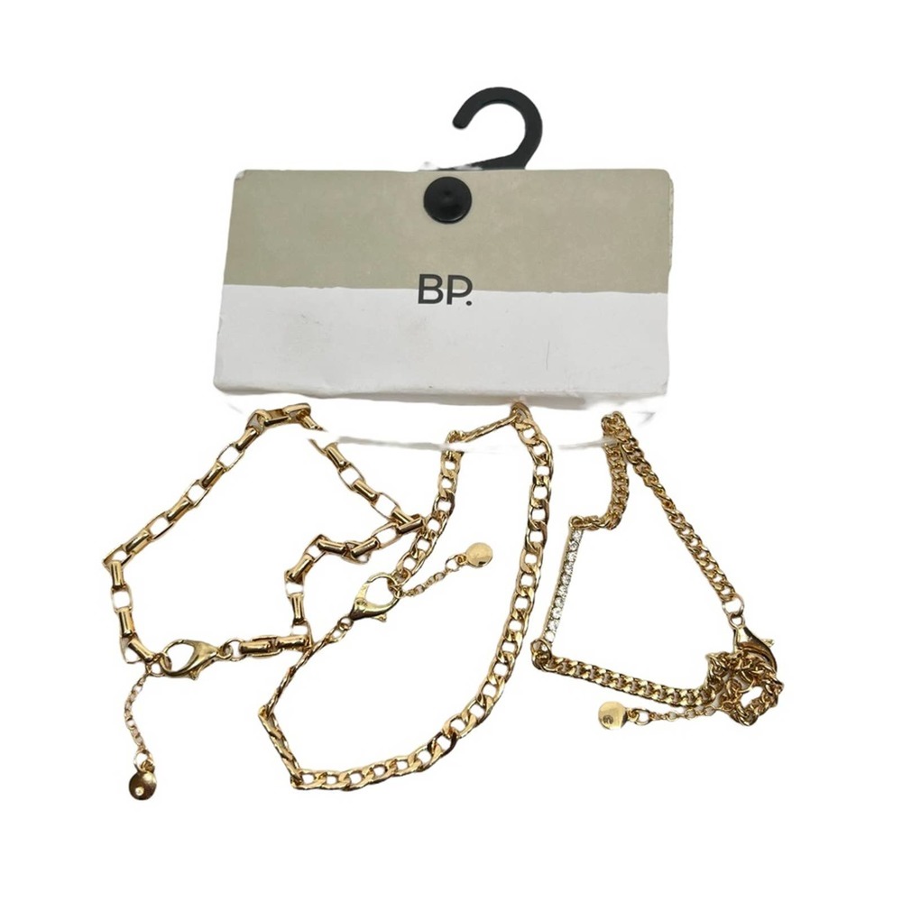 Nordstrom BP gold tone bracelet set 3 bracelets gift idea